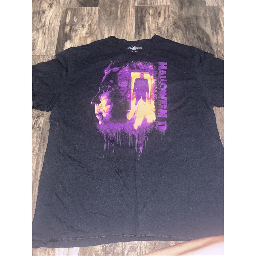 Halloween II T Shirt Michael Myers Movie Black Size 2X